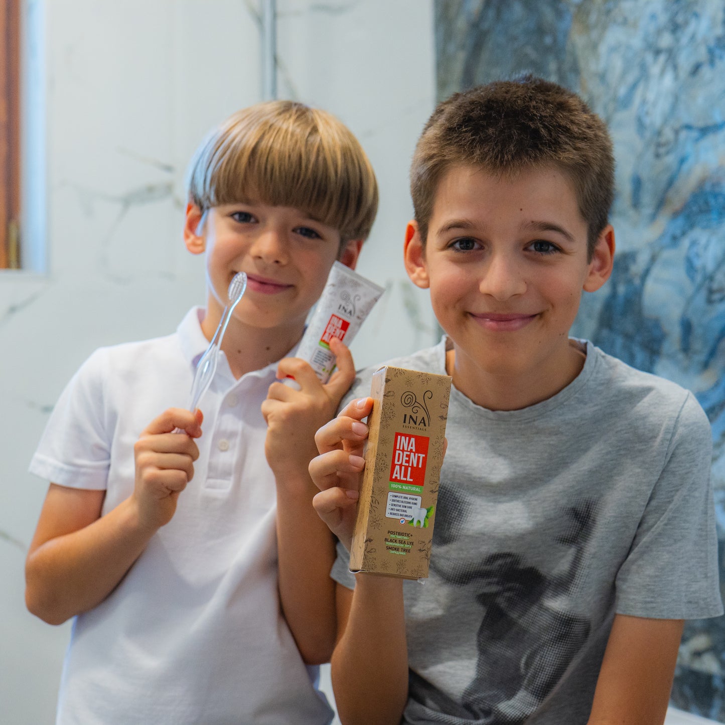 Pirkite 3 Ina Dent-All dantų pastas ir gaukite 1 Dūmų medžio burnos skalavimo skystį nemokamai