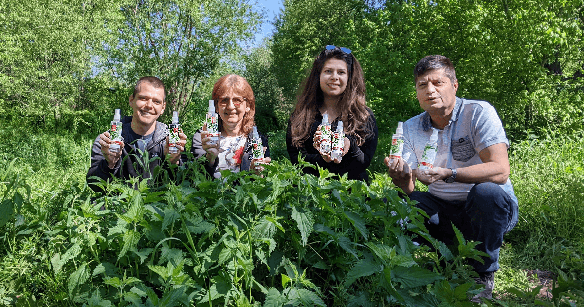 Laukinių dilgėlių vanduo Hydrolina nuo plaukų slinkimo