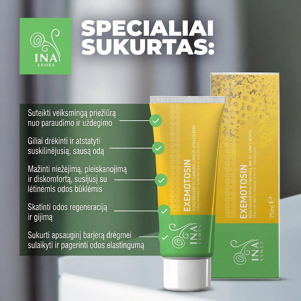 Psoriazės kremas infografikas
