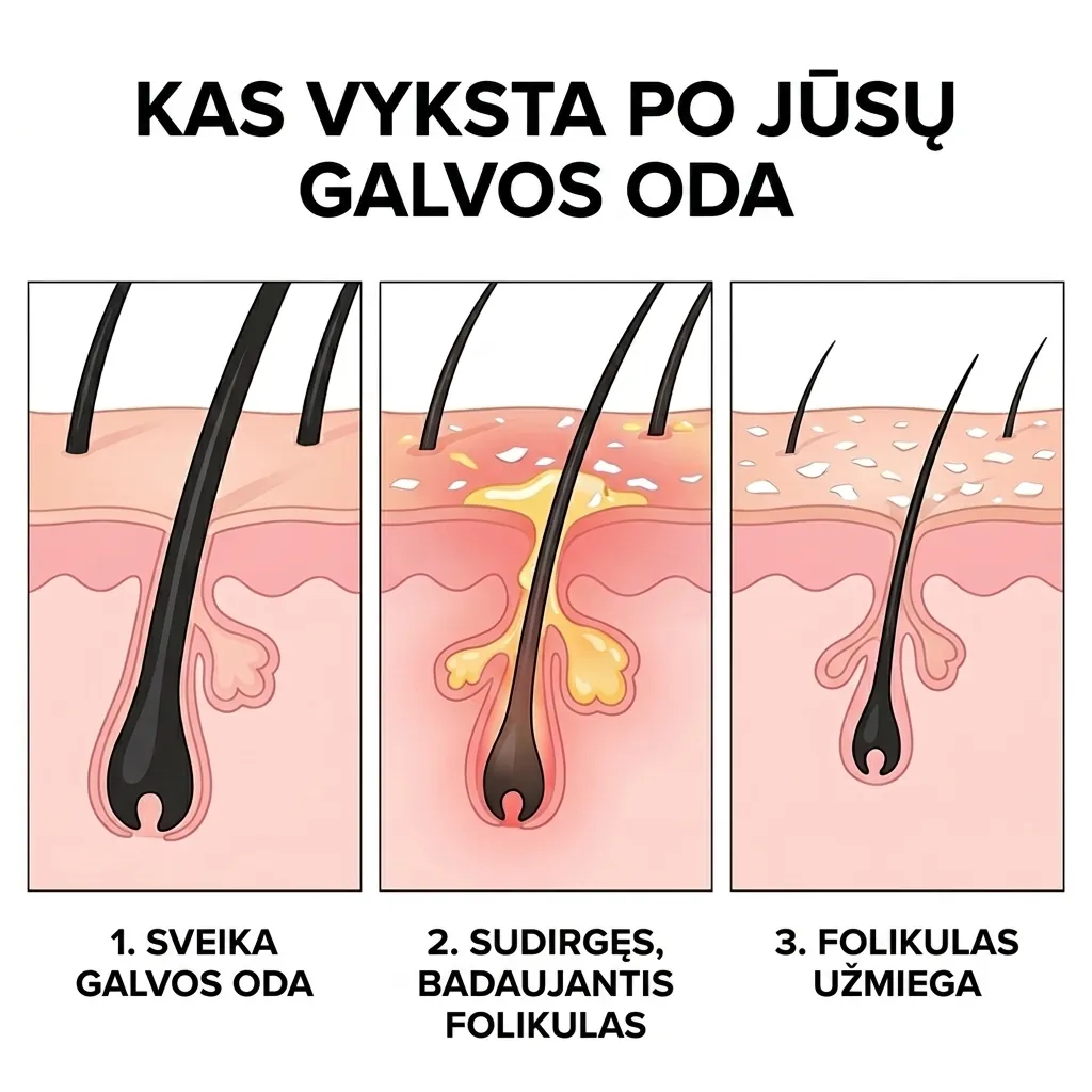 What is happening under your scalp