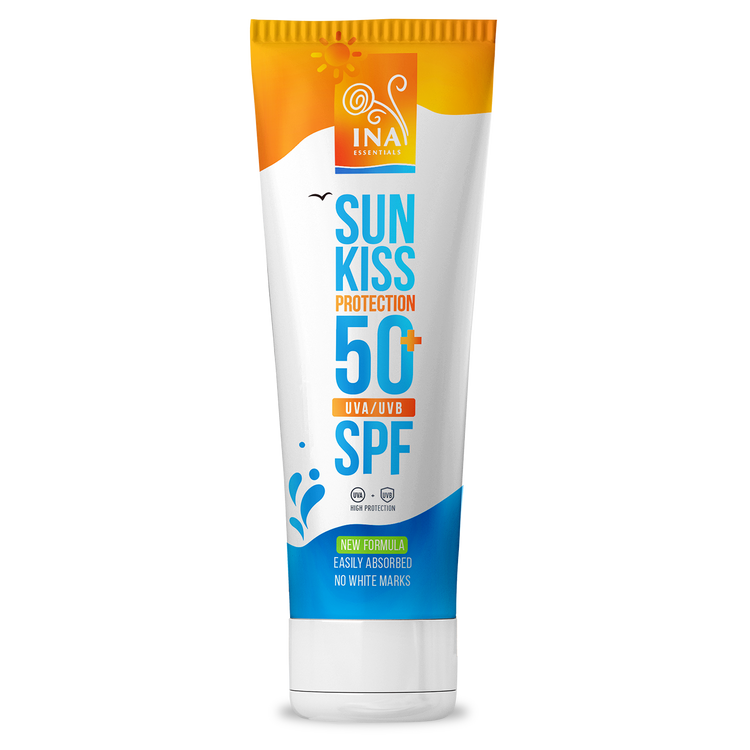 Natūralus Veido ir Kūno Apsaugos nuo Saulės Kremas SPF 50+ su Organine Baltąja Egle